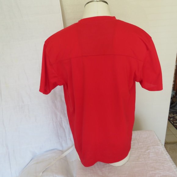 Men's STARTER  RED SHIRT - Picture 6 of 7